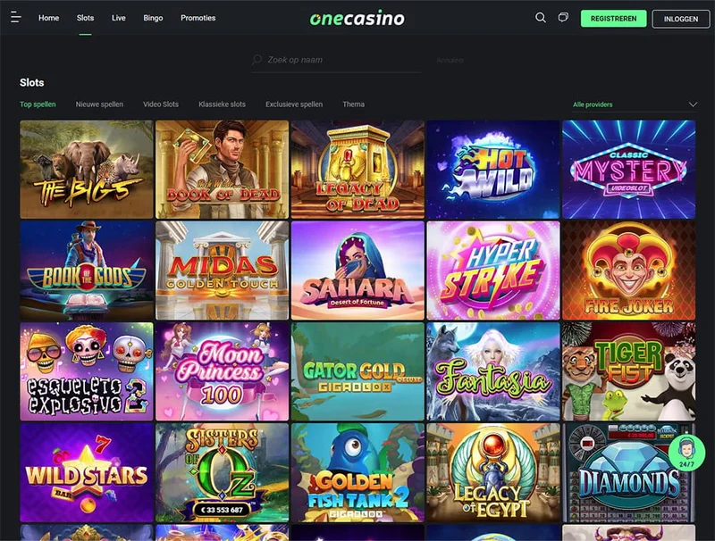 One Casino Welcome Bonuses - €500 + 200 Free Spins